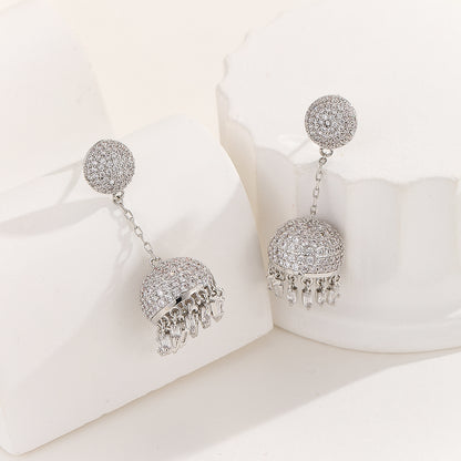 Opulent Orbit Diamond Earrings