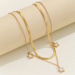 Load image into Gallery viewer, Graceful Golden Starlight Necklace - Reet Pehal
