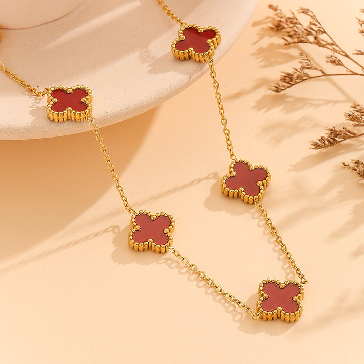 Elegant Rubi Charm Necklace - Reet Pehal