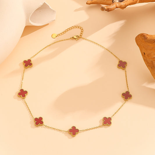 Elegant Rubi Charm Necklace - Reet Pehal