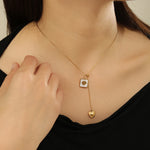 Load image into Gallery viewer, Sunlit Square Ivory Pendant - Reet Pehal
