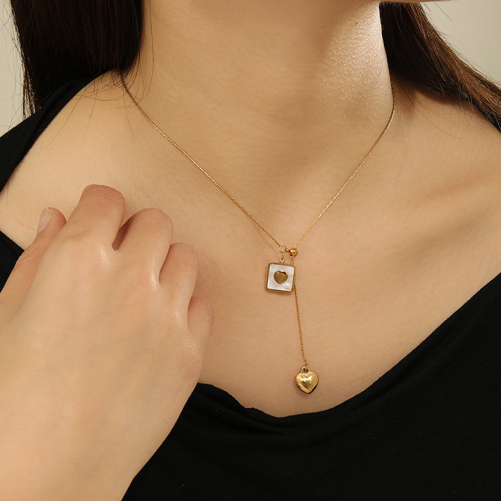 Sunlit Square Ivory Pendant - Reet Pehal