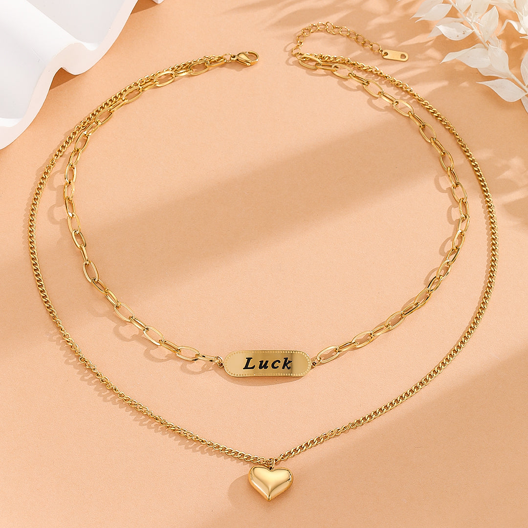 Loveable Golden Grace Necklace - Reet Pehal