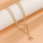 Load image into Gallery viewer, Seraphic Starlit Affinity Gold necklace - Reet Pehal
