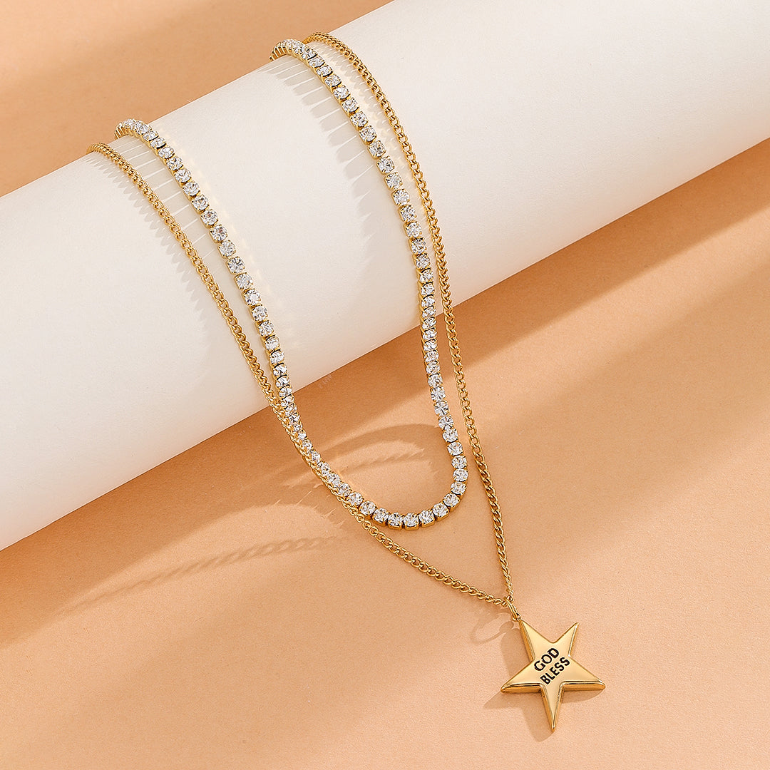 Seraphic Starlit Affinity Gold necklace - Reet Pehal