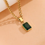 Load image into Gallery viewer, Splendid Verde Glow Gold Necklace - Reet Pehal
