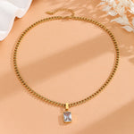 Load image into Gallery viewer, Splendid Diamond Glow Gold Necklace - Reet Pehal
