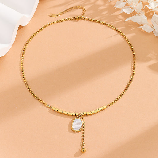 Minimalist Sunlit Charm Gold Necklace - Reet Pehal