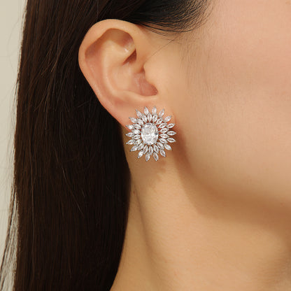 Sunlit Splendor Diamond Earrings