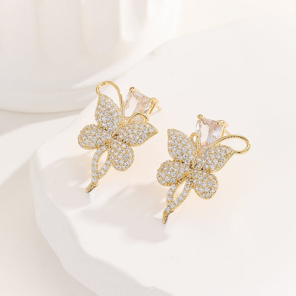 Gilded Wings of Glamour Earrings - Reet Pehal