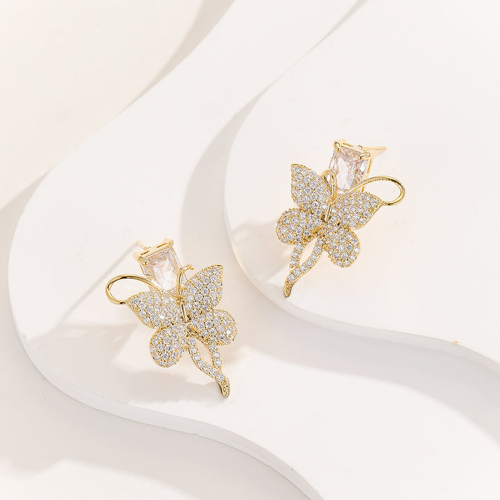 Gilded Wings of Glamour Earrings - Reet Pehal