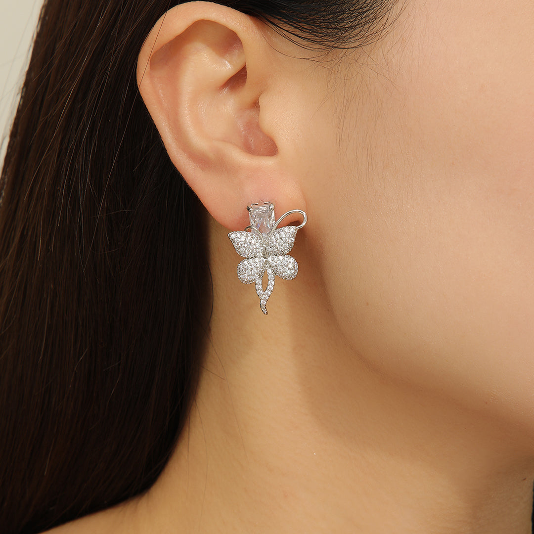 Wings of Glamour Diamond Earrings