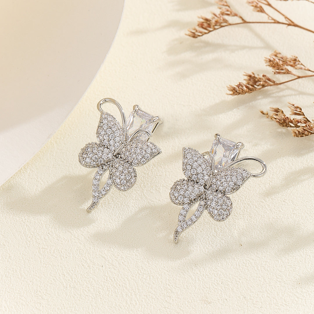 Wings of Glamour Diamond Earrings - Reet Pehal