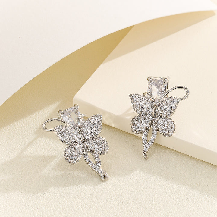 Wings of Glamour Diamond Earrings - Reet Pehal