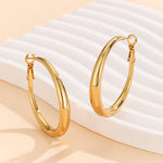 Load image into Gallery viewer, Contemporary Shine Hoop Earrings
