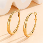 Load image into Gallery viewer, Contemporary Shine Hoop Earrings
