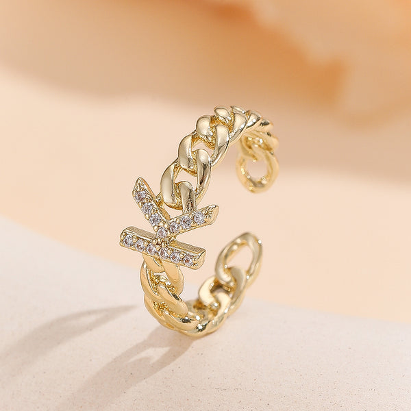 Everlasting K Glam Ring