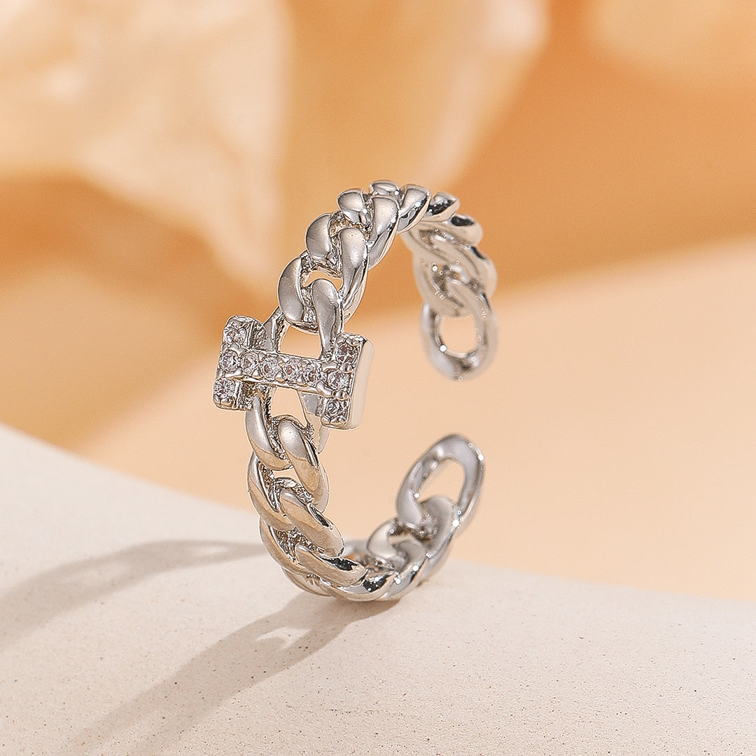 Prestige Diamond "I" Ring