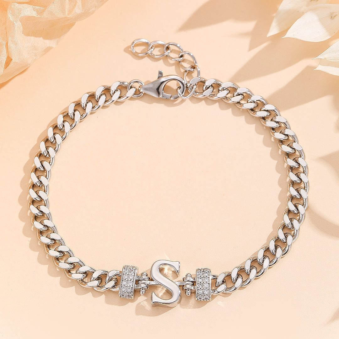 Signature S Charm Bracelet