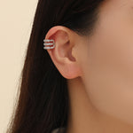 Load image into Gallery viewer, Sparkling Triple Arc Ear Clip
