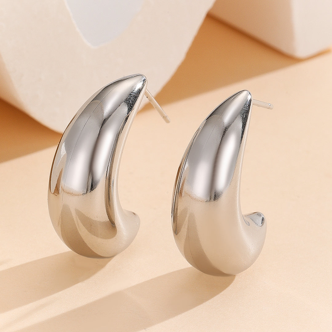 Abstract Arc Earrings