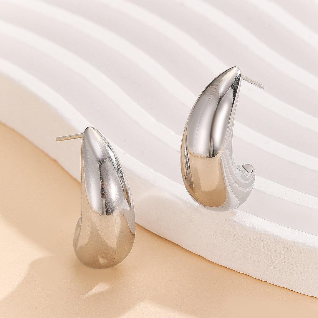 Abstract Arc Earrings