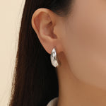 Load image into Gallery viewer, Abstract Arc Earrings
