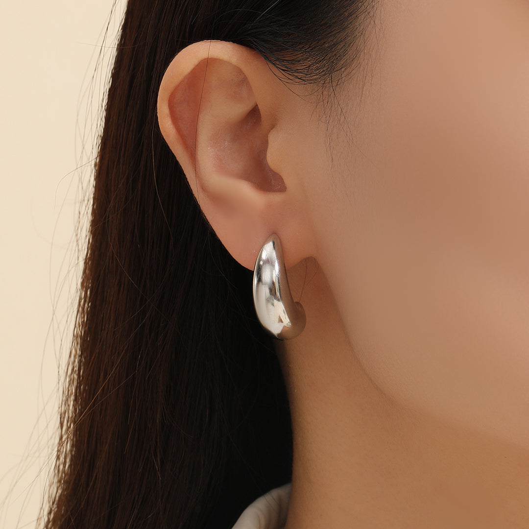 Abstract Arc Earrings