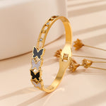 Load image into Gallery viewer, Whispering Winds Gold Bangle - Reet Pehal
