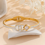 Load image into Gallery viewer, Twilight Twinkle Gold Bangle - Reet Pehal
