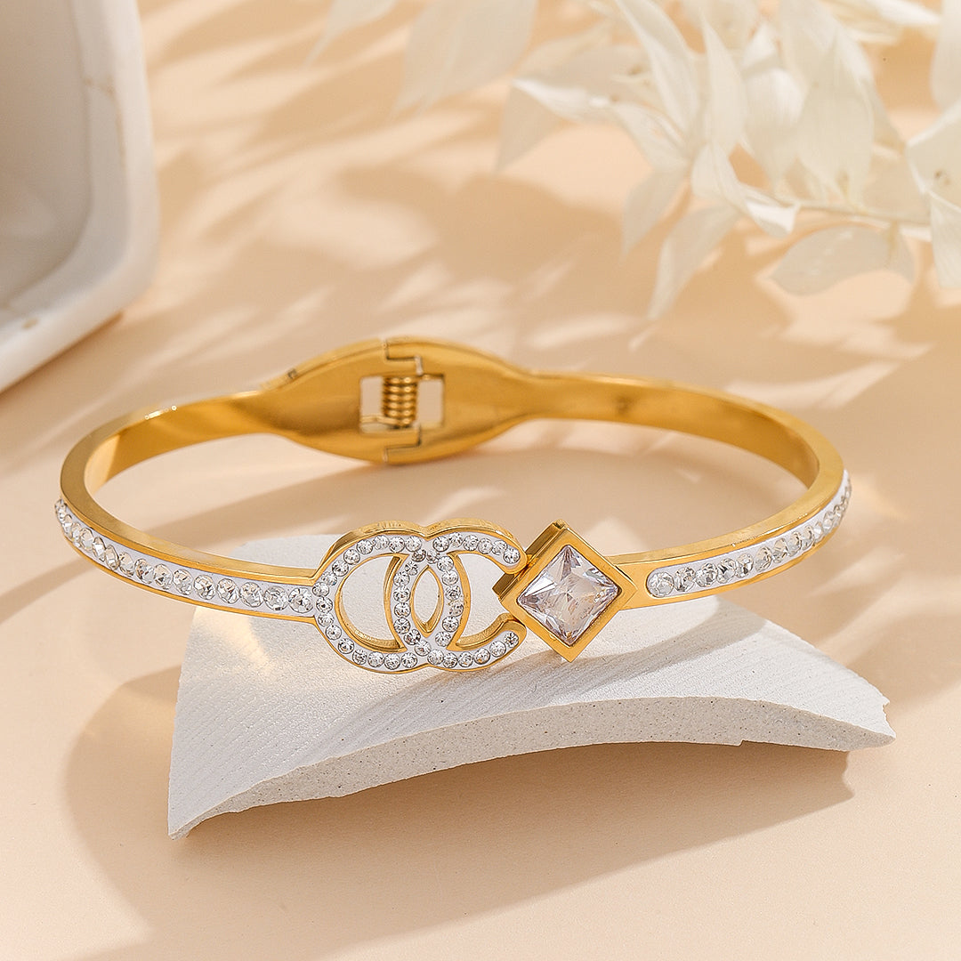 Twilight Twinkle Gold Bangle - Reet Pehal