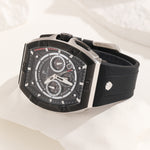 Load image into Gallery viewer, Paras Crown Midnight Silver Chronograph - Reet Pehal
