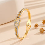 Load image into Gallery viewer, Twilight Sparkle Gold Bangle - Reet Pehal
