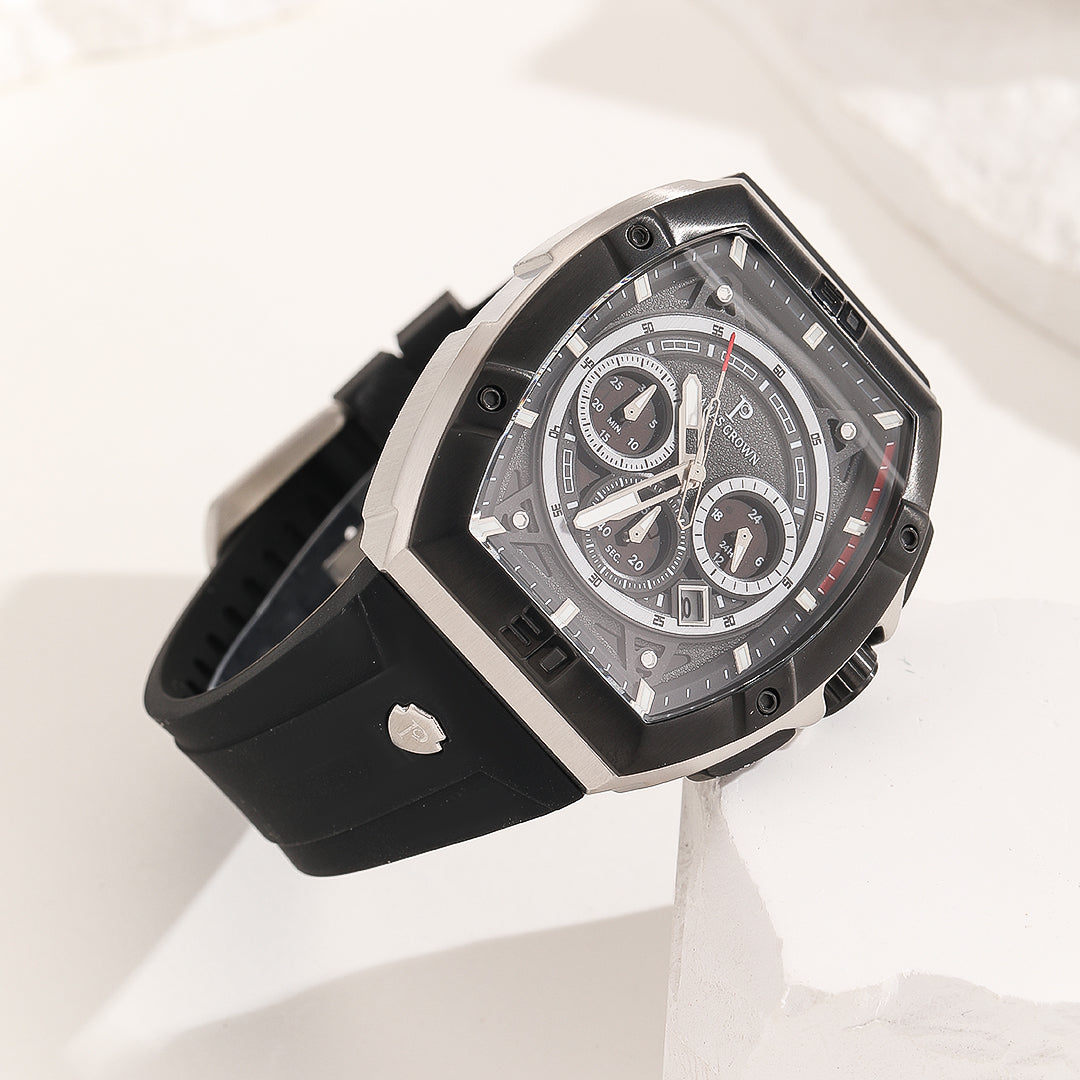 Paras Crown Midnight Silver Chronograph - Reet Pehal