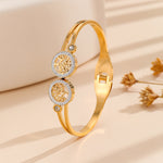 Load image into Gallery viewer, Radiant Aura Gold Bangle - Reet Pehal
