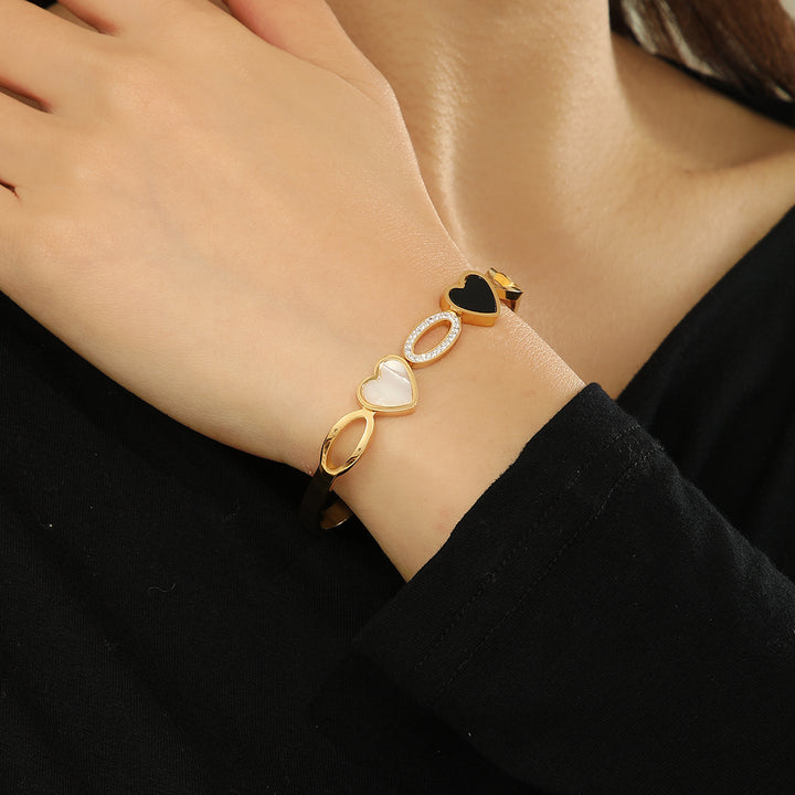 Lustrous Love Gold Bangle - Reet Pehal