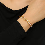 Load image into Gallery viewer, Gorgeous Golden Blossom Bangle - Reet Pehal
