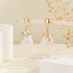 Load image into Gallery viewer, Pearlescent Grace Gold Earrings - Reet Pehal
