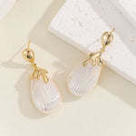 Load image into Gallery viewer, Pearlescent Grace Gold Earrings - Reet Pehal
