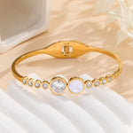 Load image into Gallery viewer, Luminous Circle Bangle - Reet Pehal
