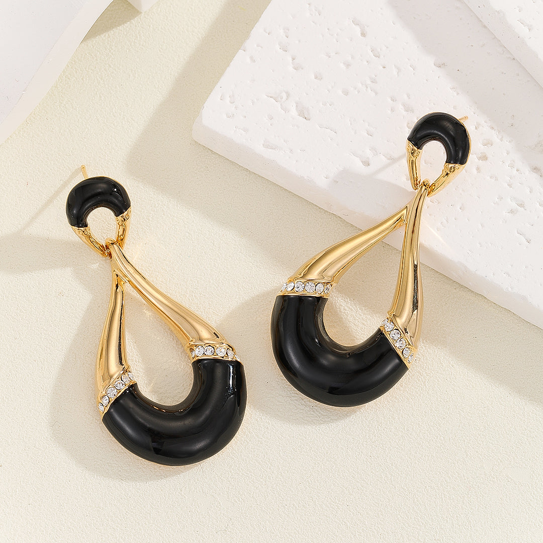 Ebonized Elegance Earrings - Reet Pehal