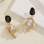 Load image into Gallery viewer, Subtle Golden Noir Fringe Earrings - Reet Pehal
