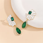 Load image into Gallery viewer, Gorgeous Verde Bloom Earrings - Reet Pehal
