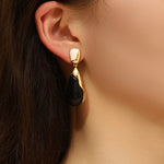 Load image into Gallery viewer, Gilded Midnight Earrings - Reet Pehal
