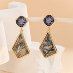 Load image into Gallery viewer, Amethyst Splendor Earrings - Reet Pehal
