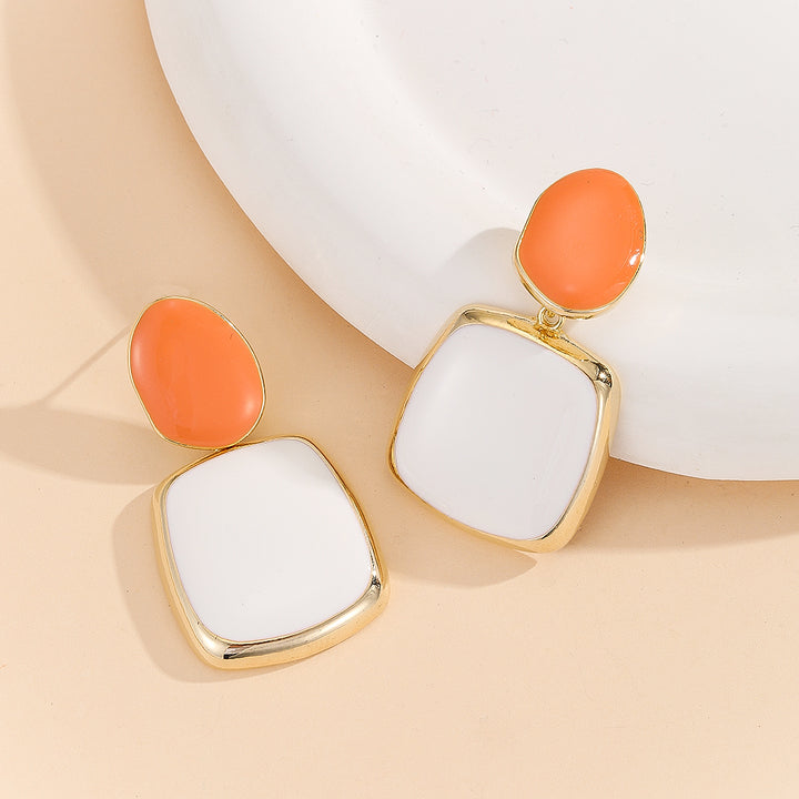 Beautiful Coral Sunset Earrings - Reet Pehal