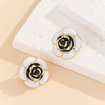 Load image into Gallery viewer, Alluring White Rose Studs - Reet Pehal
