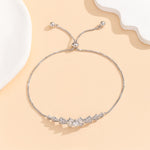 Load image into Gallery viewer, Sparkling Centerpiece Silver Bracelet - Reet Pehal
