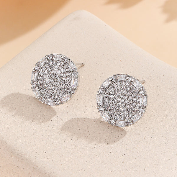 Sparkling Sphere Silver Earrings - Reet Pehal