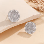 Load image into Gallery viewer, Sparkling Sphere Silver Earrings - Reet Pehal
